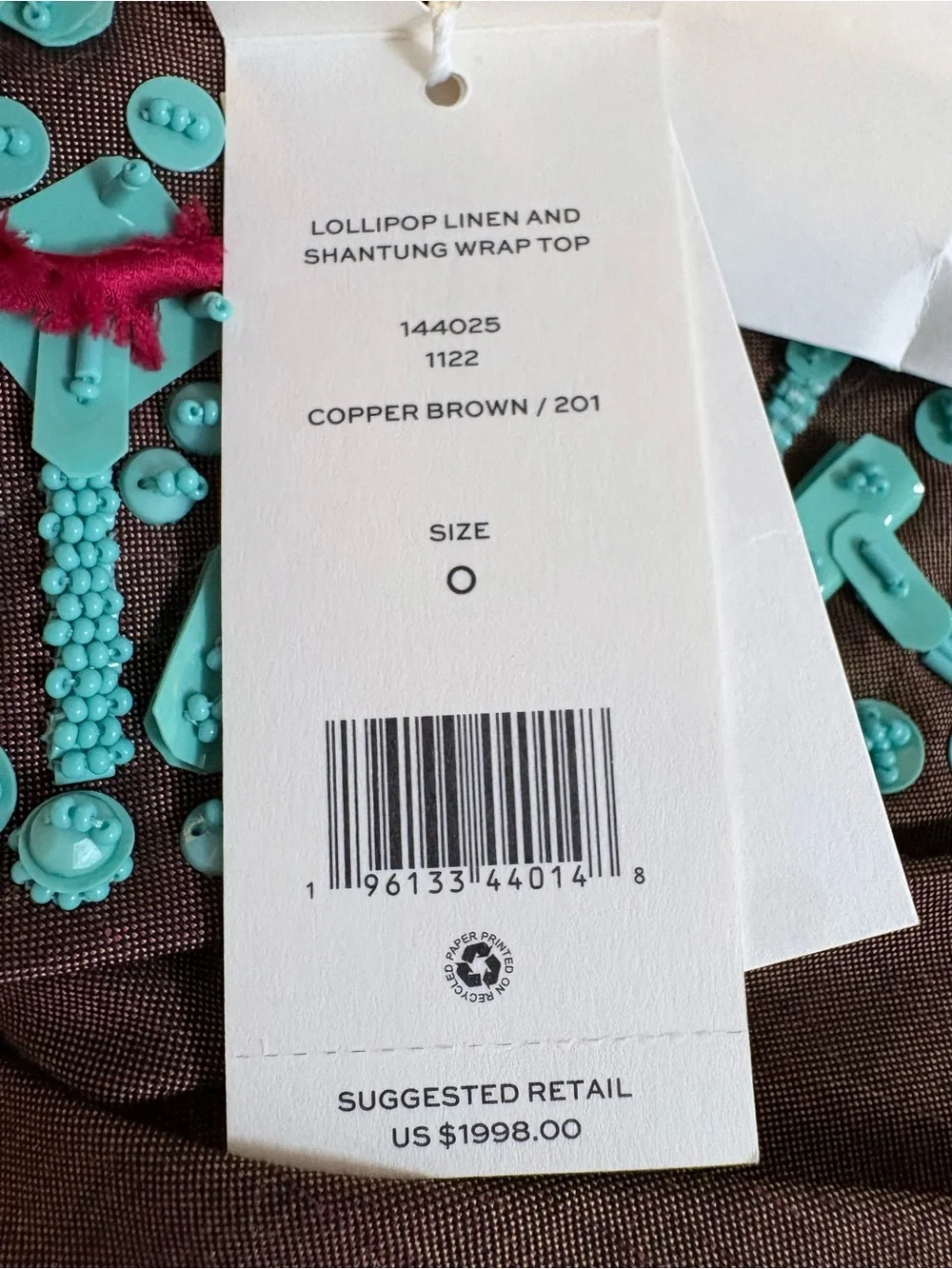 Tory Burch new tag